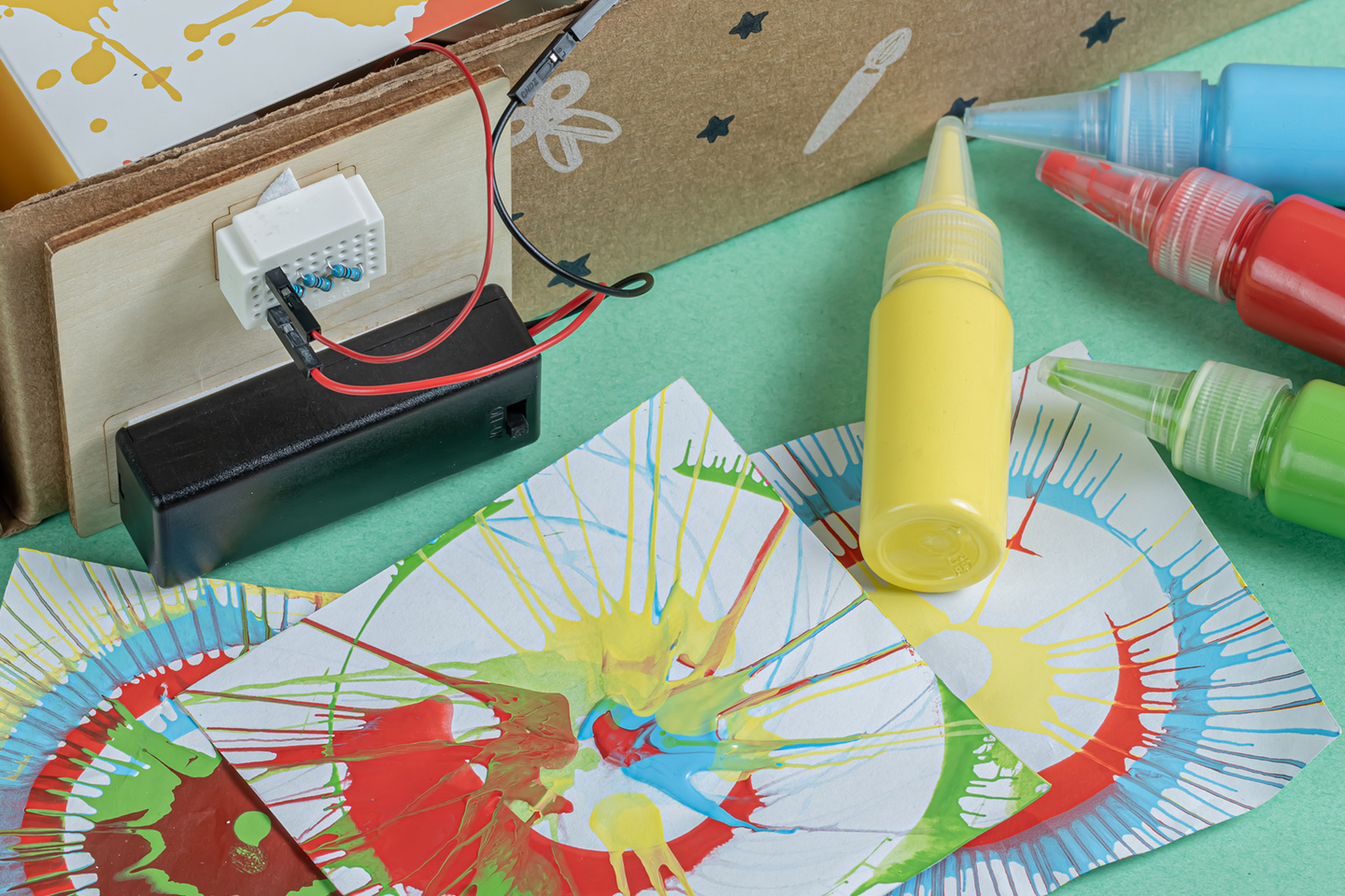 Torbellino de Colores - Spin Art